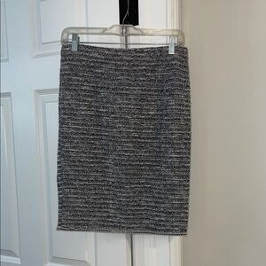 Max Studio Charcoal Knit Pencil Skirt